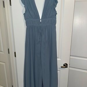Lulu's Blue Maxi Dress